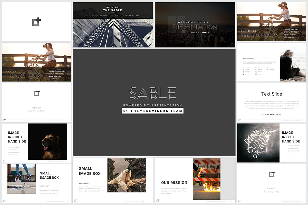 Sable Powerpoint Template in PowerPoint Templates - product preview 8