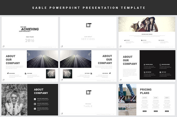 Sable Powerpoint Template in PowerPoint Templates - product preview 3