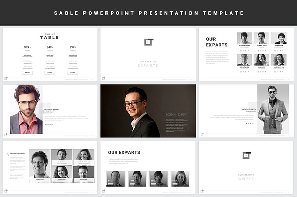 Sable Powerpoint Template in PowerPoint Templates - product preview 4