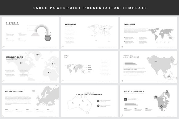 Sable Powerpoint Template in PowerPoint Templates - product preview 9