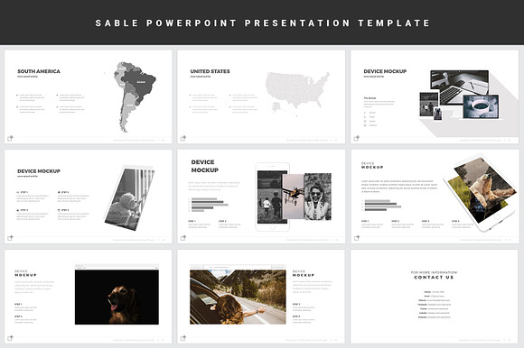 Sable Powerpoint Template in PowerPoint Templates - product preview 10