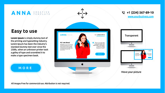 ANNA - creative powerpoint template in PowerPoint Templates - product preview 2
