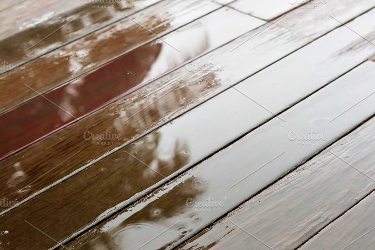 Wet wood floors  in Textures - product preview 8