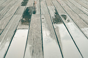 Wet wood floors 