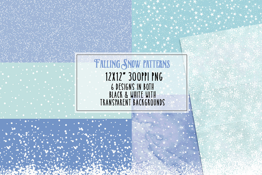 Falling Snow Patterns in Patterns - product preview 8