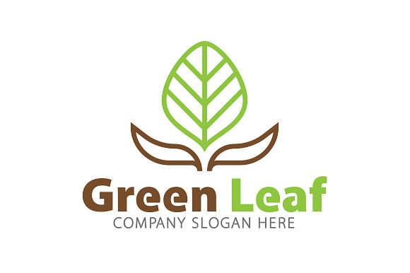 Green Leaf Logo in Logo Templates - product preview 2
