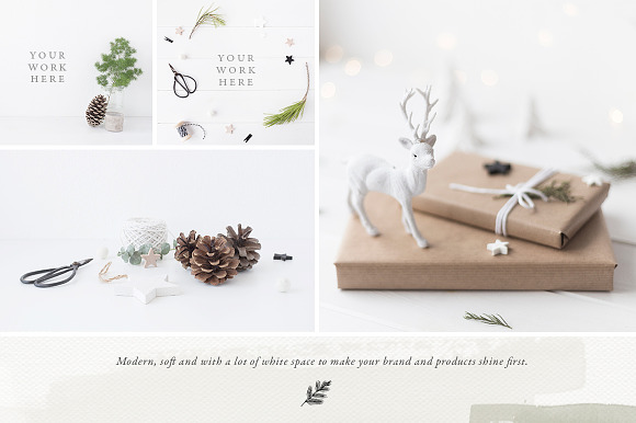 The Botanical Christmas BUNDLE in Print Mockups - product preview 2