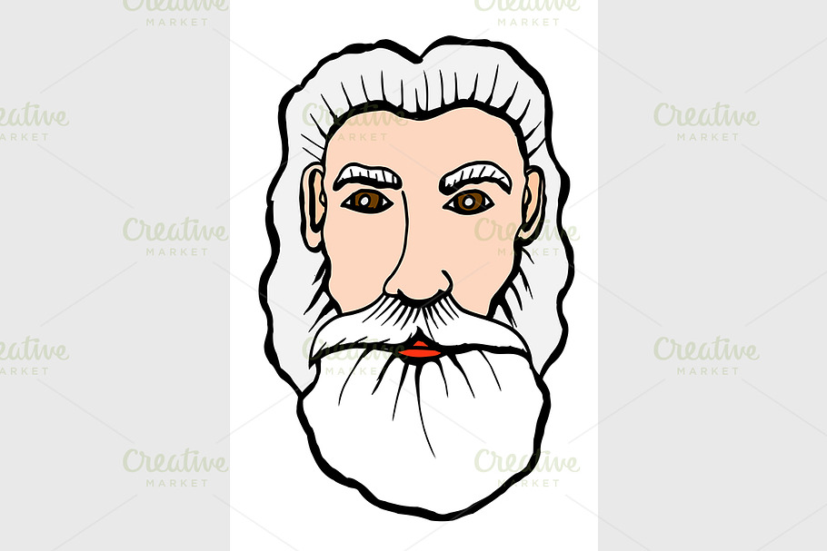 Vector hand drawn portrait in Graphics - product preview 8