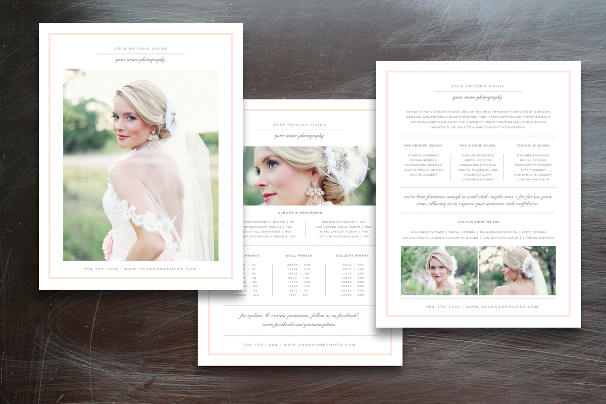 Photography Pricing Guide Template in Magazine Templates - product preview 8