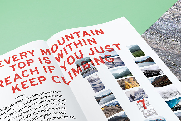 SWISS ALPS Magazin in Magazine Templates - product preview 1
