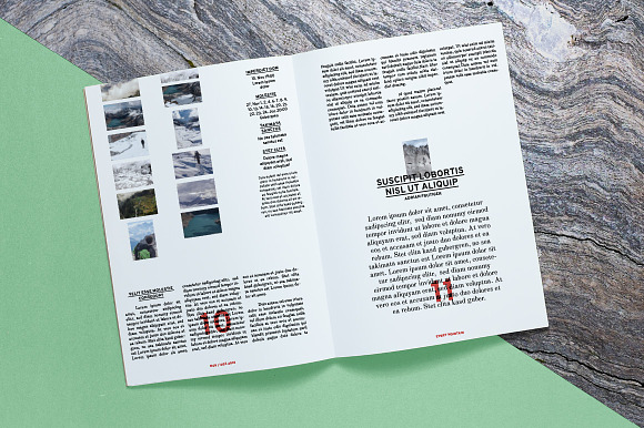 SWISS ALPS Magazin in Magazine Templates - product preview 3