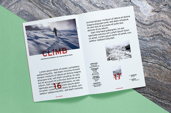 SWISS ALPS Magazin in Magazine Templates - product preview 5