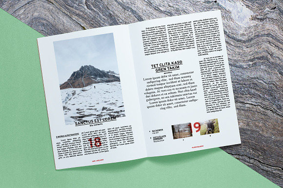 SWISS ALPS Magazin in Magazine Templates - product preview 7