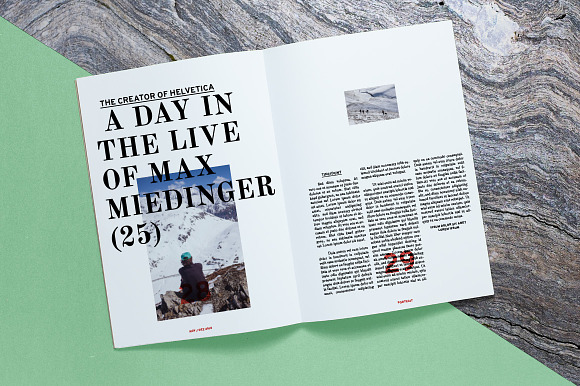 SWISS ALPS Magazin in Magazine Templates - product preview 9