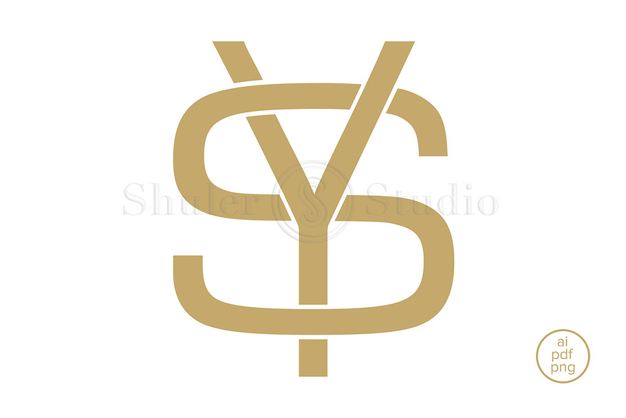 SY Monogram YS Monogram in Logo Templates - product preview 8