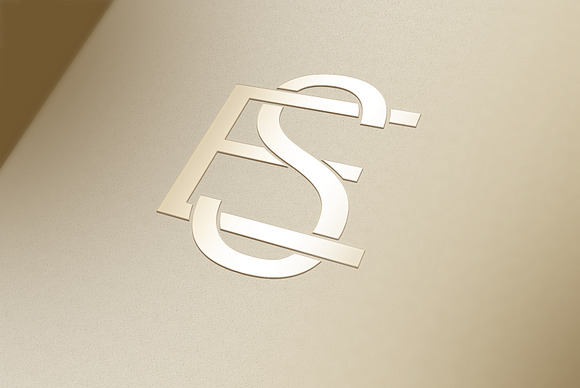 ES Monogram SE Monogram in Logo Templates - product preview 2