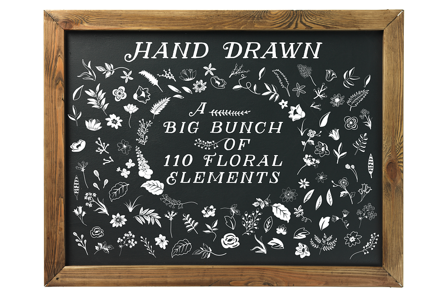 Floral Elements, Curls & Swirls in Illustrations - product preview 8