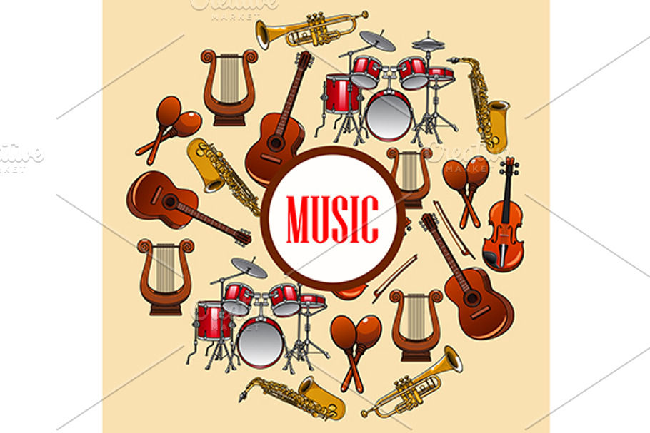 Musical band poster in Graphics - product preview 8