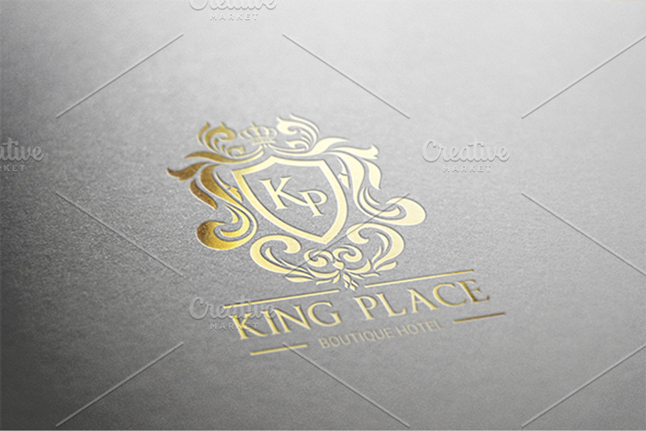 King Place Hotel Logo in Logo Templates - product preview 8