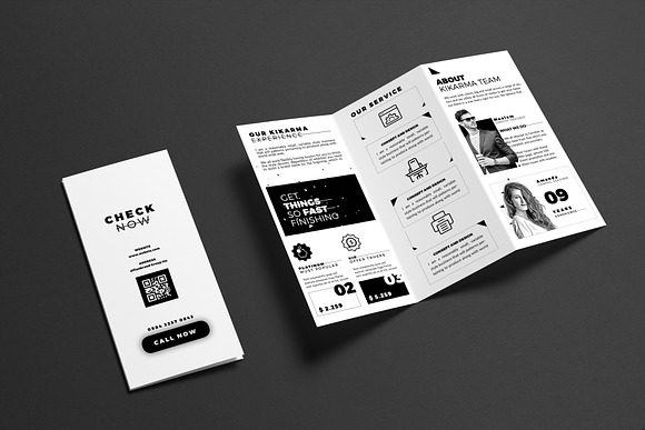 Tri Fold brochure in Brochure Templates - product preview 2