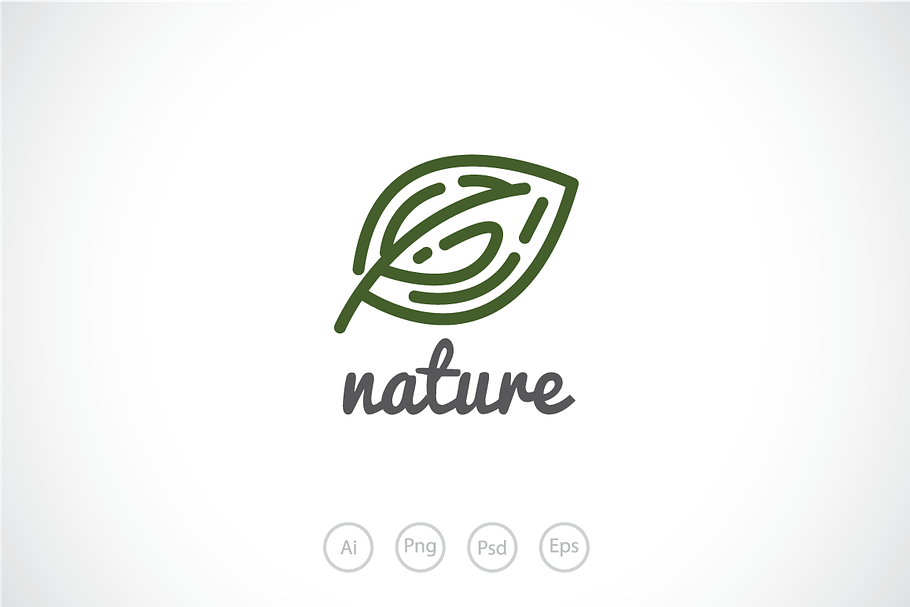 A Lonely Leaf Logo Template in Logo Templates - product preview 8