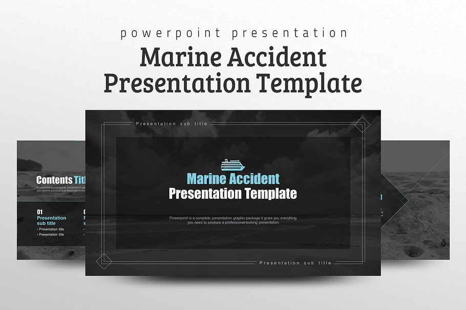 Marine Accident Presentation in PowerPoint Templates - product preview 8