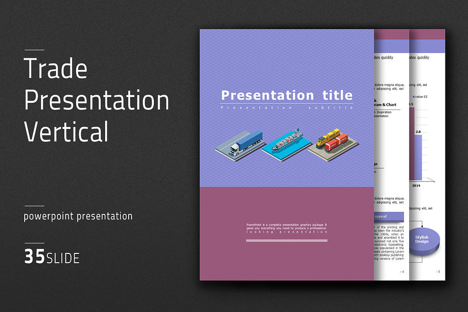 Trade Presentation Vertical in PowerPoint Templates - product preview 8