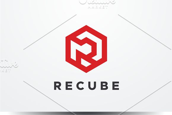 Recube - Letter R Logo in Logo Templates - product preview 2