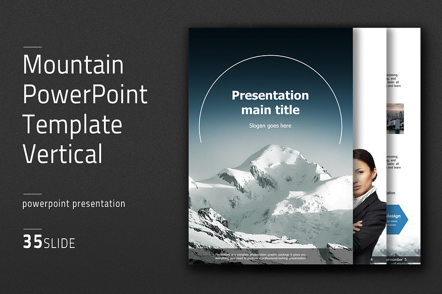 Mountain PowerPoint Template in PowerPoint Templates - product preview 8