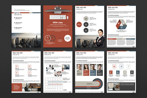 Building Powerpoint Vertical in PowerPoint Templates - product preview 1