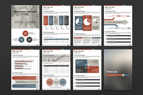 Building Powerpoint Vertical in PowerPoint Templates - product preview 4