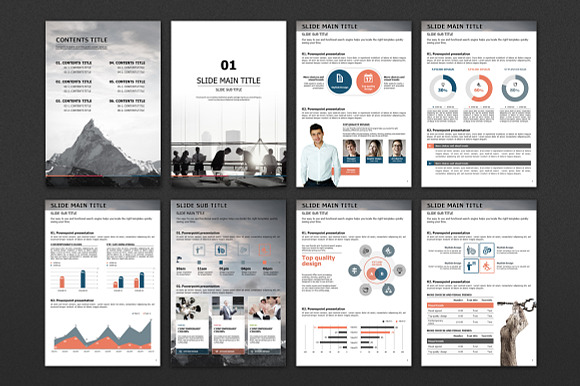 Victoty PPT Vertical in PowerPoint Templates - product preview 1