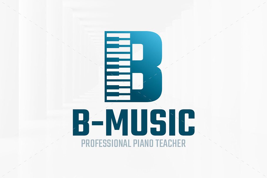 Music - Letter B Logo Template in Logo Templates - product preview 8