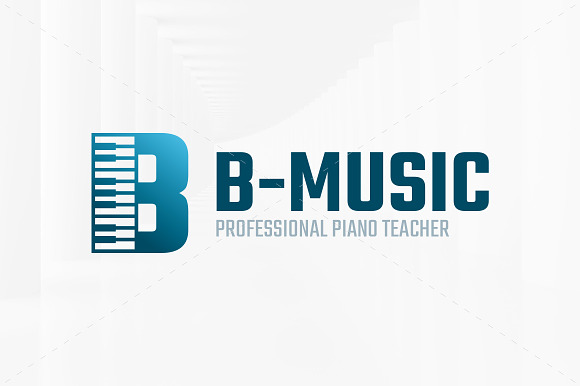 Music - Letter B Logo Template in Logo Templates - product preview 1
