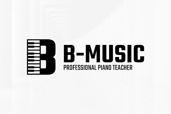 Music - Letter B Logo Template in Logo Templates - product preview 3