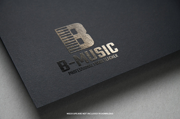 Music - Letter B Logo Template in Logo Templates - product preview 5