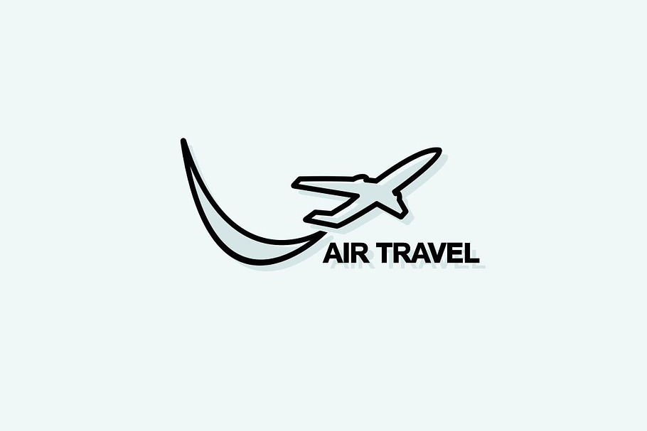 Aviation logo, air travel in Logo Templates - product preview 8