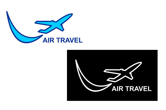 Aviation logo, air travel in Logo Templates - product preview 1