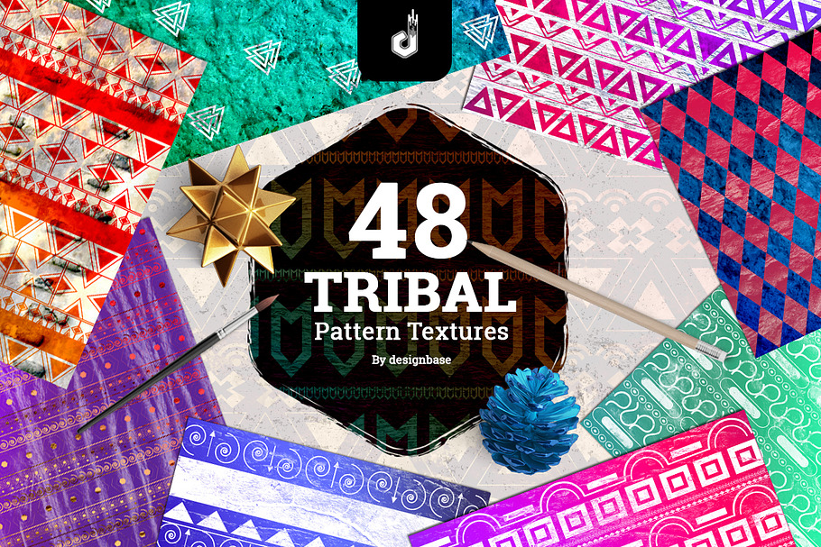 48 Tribal Pattern Textures
