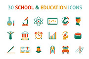 30 education icons