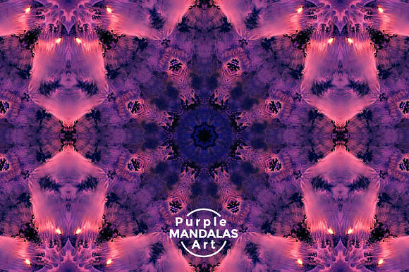 Purple MANDALAS Art in Textures - product preview 14