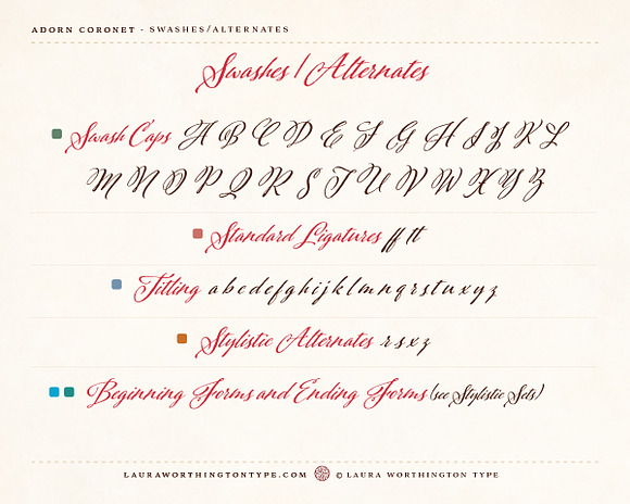 Adorn Coronet in Script Fonts - product preview 4