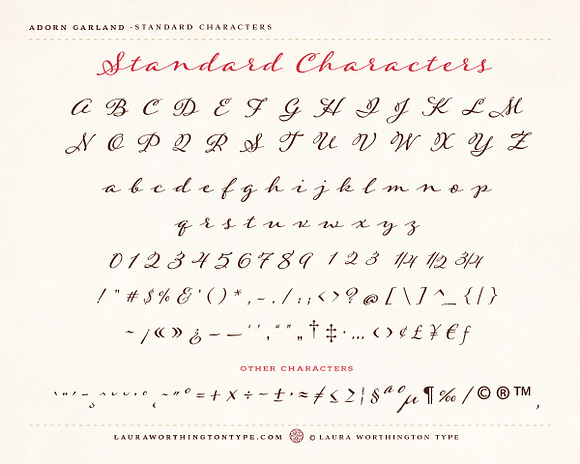 Adorn Garland in Script Fonts - product preview 2