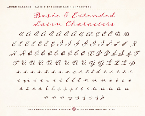 Adorn Garland in Script Fonts - product preview 3
