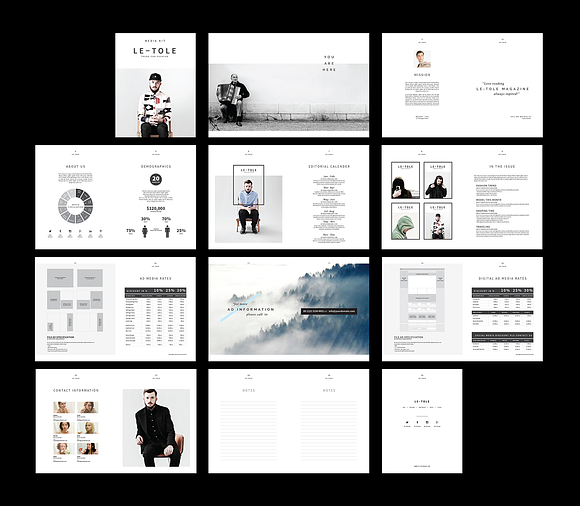 Magazine Media Kit in Magazine Templates - product preview 6
