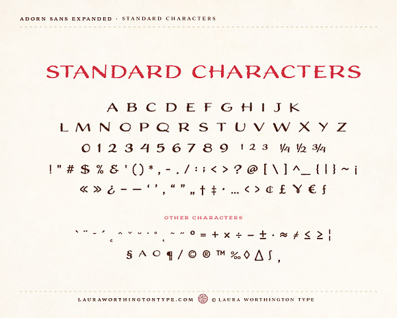 Adorn Sans Expanded in Display Fonts - product preview 2
