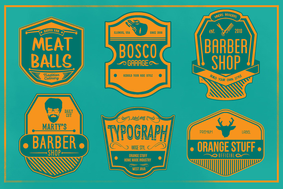 Label stuff part 4 in Logo Templates - product preview 8