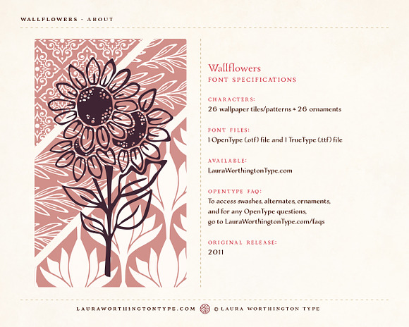 Wallflowers in Patterns - product preview 6