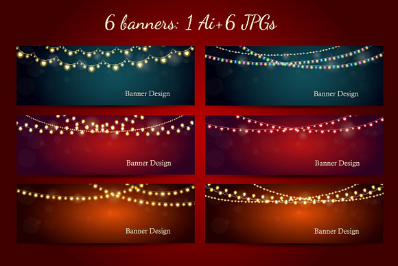 Christmas Lights in Photoshop Brushes - product preview 1