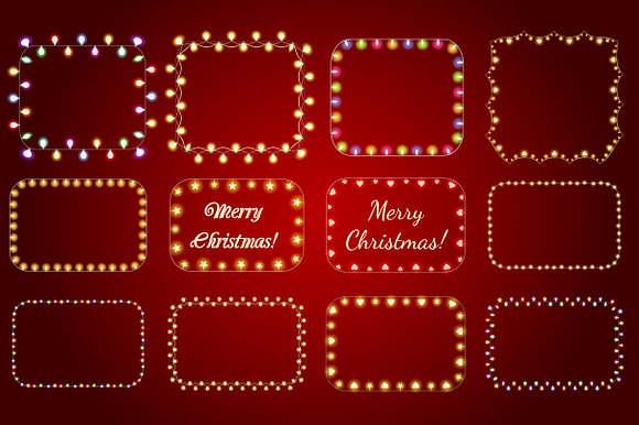 Christmas Lights in Photoshop Brushes - product preview 2